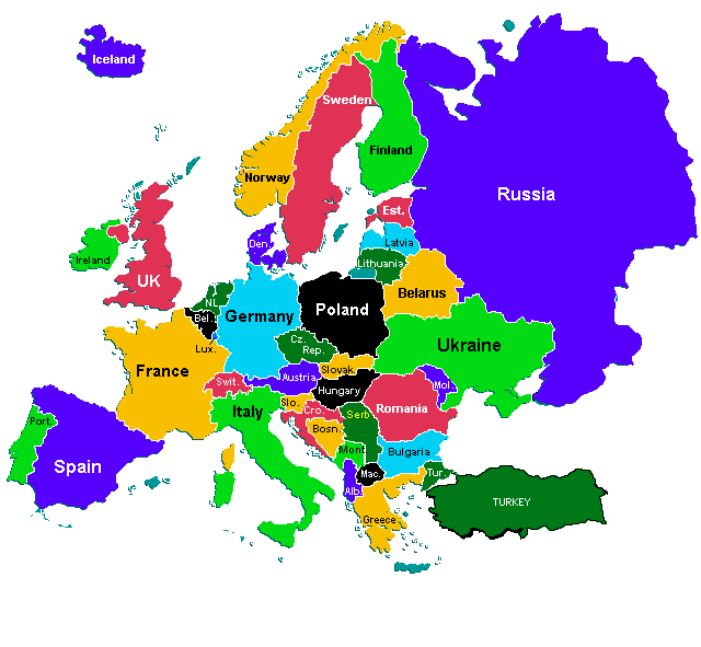 Countries europe Countries of