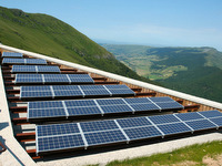 Solarenergie-Berge
